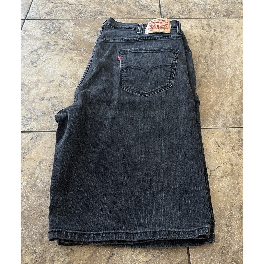 Levis 569 Denim Shorts Size 42 Fit 40X12